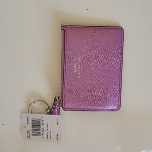 Coach Card/ID case, lilac